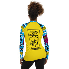 Womens Long Sleeve BJJ Rash Guard - Jiu-Jitsu 019 - Dahlia 002 Dahlia Exclusive Jiu-Jitsu Long Sleeve Rash Guard Womens