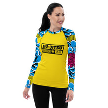 Womens Long Sleeve BJJ Rash Guard - Jiu-Jitsu 019 - Dahlia 002 Dahlia Exclusive Jiu-Jitsu Long Sleeve Rash Guard Womens