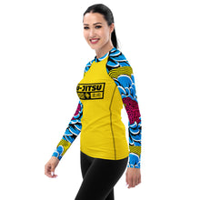 Womens Long Sleeve BJJ Rash Guard - Jiu-Jitsu 019 - Dahlia 002 Dahlia Exclusive Jiu-Jitsu Long Sleeve Rash Guard Womens