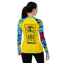 Womens Long Sleeve BJJ Rash Guard - Jiu-Jitsu 019 - Dahlia 002 Dahlia Exclusive Jiu-Jitsu Long Sleeve Rash Guard Womens