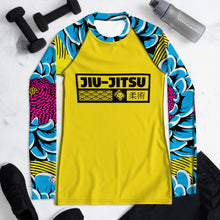 Womens Long Sleeve BJJ Rash Guard - Jiu-Jitsu 019 - Dahlia 002 Dahlia Exclusive Jiu-Jitsu Long Sleeve Rash Guard Womens
