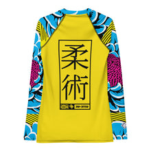Womens Long Sleeve BJJ Rash Guard - Jiu-Jitsu 019 - Dahlia 002 Dahlia Exclusive Jiu-Jitsu Long Sleeve Rash Guard Womens
