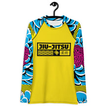 Womens Long Sleeve BJJ Rash Guard - Jiu-Jitsu 019 - Dahlia 002 Dahlia Exclusive Jiu-Jitsu Long Sleeve Rash Guard Womens