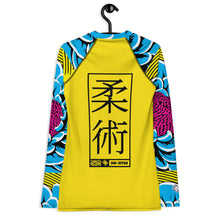 Womens Long Sleeve BJJ Rash Guard - Jiu-Jitsu 019 - Dahlia 002 Dahlia Exclusive Jiu-Jitsu Long Sleeve Rash Guard Womens