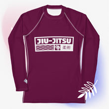 Womens Long Sleeve BJJ Rash Guard - Jiu-Jitsu 013 - Tyrian Purple BJJ Exclusive Jiu-Jitsu Long Sleeve Rash Guard Womens