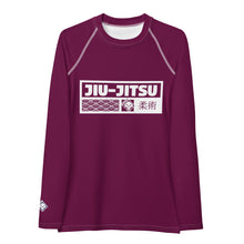 Womens Long Sleeve BJJ Rash Guard - Jiu-Jitsu 013 - Tyrian Purple BJJ Exclusive Jiu-Jitsu Long Sleeve Rash Guard Womens