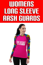 Women's Long Sleeve No Gi BJJ Rash Guard - Ankara Wax Print Rash Guard 003 Exclusive Jiu-Jitsu Jiujitsu Long Sleeve Rash Guards Rashguard Womens