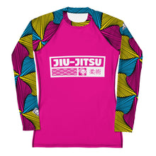 Women's Long Sleeve No Gi BJJ Rash Guard - Ankara Wax Print Rash Guard 003 Exclusive Jiu-Jitsu Jiujitsu Long Sleeve Rash Guards Rashguard Womens