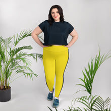 Kill Bill Vibes: Plus Size Women's Long Sleeve Rash Guard and Yoga Pants Ensemble Bruce Lee Exclusive Kit Leggings Long Sleeve Plus Size Plus Sized Plus Sized Leggings Rash Guard Tights Womens