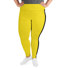 Kill Bill Vibes: Plus Size Women's Long Sleeve Rash Guard and Yoga Pants Ensemble Bruce Lee Exclusive Kit Leggings Long Sleeve Plus Size Plus Sized Plus Sized Leggings Rash Guard Tights Womens