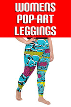 Women's Plus Size Pop Art Yoga Pants - Roy Lichtenstein Inspired Dahlia Print 002 Athletic Leggings BJJ Boxing Dahlia Exclusive Fitness Flower Leggings Plus Size Plus Sized Leggings Pop Art Running Tights Womens Yoga