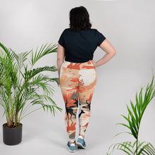 Women's Plus Size Yoga Pants Workout Leggings - Deer Forest Deer Forest Exclusive Leggings Plus Size Tights Womens