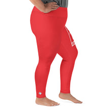 Women's Plus Size Yoga Pants Workout Leggings For Jiu Jitsu 001 - Scarlet Exclusive Jiu-Jitsu Leggings Plus Size Tights Womens