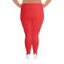 Women's Plus Size Yoga Pants Workout Leggings For Jiu Jitsu 001 - Scarlet Exclusive Jiu-Jitsu Leggings Plus Size Tights Womens