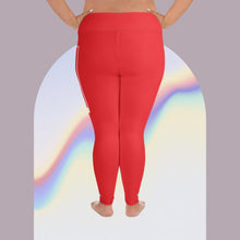 Women's Plus Size Yoga Pants Workout Leggings For Jiu Jitsu 001 - Scarlet Exclusive Jiu-Jitsu Leggings Plus Size Tights Womens
