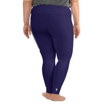 Women's Plus Size Yoga Pants Workout Leggings For Jiu Jitsu 002 - Midnight Blue Exclusive Jiu-Jitsu Leggings Plus Size Tights Womens