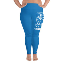 Women's Plus Size Yoga Pants Workout Leggings For Jiu Jitsu 004 - Azul Exclusive Jiu-Jitsu Leggings Plus Size Tights Womens