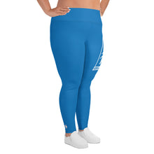 Women's Plus Size Yoga Pants Workout Leggings For Jiu Jitsu 004 - Azul Exclusive Jiu-Jitsu Leggings Plus Size Tights Womens
