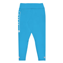 Women's Plus Size Yoga Pants Workout Leggings For Jiu Jitsu 005 - Cyan Exclusive Jiu-Jitsu Leggings Plus Size Tights Womens