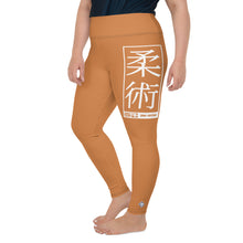 Women's Plus Size Yoga Pants Workout Leggings For Jiu Jitsu 007 - Raw Sienna Exclusive Jiu-Jitsu Leggings Plus Size Tights Womens