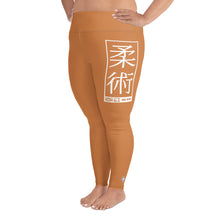 Women's Plus Size Yoga Pants Workout Leggings For Jiu Jitsu 007 - Raw Sienna Exclusive Jiu-Jitsu Leggings Plus Size Tights Womens
