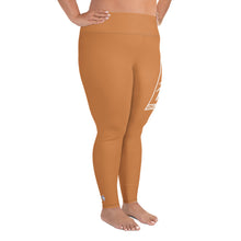Women's Plus Size Yoga Pants Workout Leggings For Jiu Jitsu 007 - Raw Sienna Exclusive Jiu-Jitsu Leggings Plus Size Tights Womens