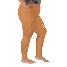 Women's Plus Size Yoga Pants Workout Leggings For Jiu Jitsu 007 - Raw Sienna Exclusive Jiu-Jitsu Leggings Plus Size Tights Womens