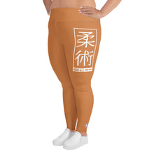 Women's Plus Size Yoga Pants Workout Leggings For Jiu Jitsu 007 - Raw Sienna Exclusive Jiu-Jitsu Leggings Plus Size Tights Womens