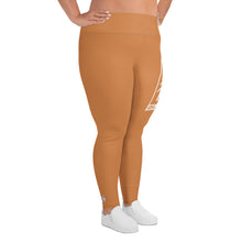 Women's Plus Size Yoga Pants Workout Leggings For Jiu Jitsu 007 - Raw Sienna Exclusive Jiu-Jitsu Leggings Plus Size Tights Womens