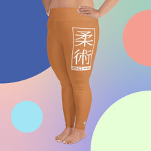 Women's Plus Size Yoga Pants Workout Leggings For Jiu Jitsu 007 - Raw Sienna Exclusive Jiu-Jitsu Leggings Plus Size Tights Womens