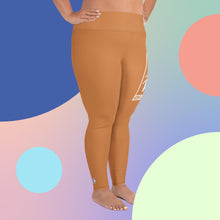 Women's Plus Size Yoga Pants Workout Leggings For Jiu Jitsu 007 - Raw Sienna Exclusive Jiu-Jitsu Leggings Plus Size Tights Womens