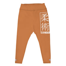 Women's Plus Size Yoga Pants Workout Leggings For Jiu Jitsu 007 - Raw Sienna Exclusive Jiu-Jitsu Leggings Plus Size Tights Womens