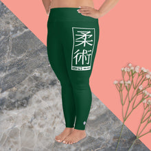 Women's Plus Size Yoga Pants Workout Leggings For Jiu Jitsu 008 - Sherwood Forest Exclusive Jiu-Jitsu Leggings Plus Size Tights Womens