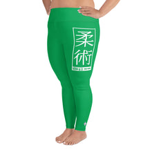 Women's Plus Size Yoga Pants Workout Leggings For Jiu Jitsu 009 - Jade Exclusive Jiu-Jitsu Leggings Plus Size Tights Womens