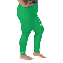 Women's Plus Size Yoga Pants Workout Leggings For Jiu Jitsu 009 - Jade Exclusive Jiu-Jitsu Leggings Plus Size Tights Womens