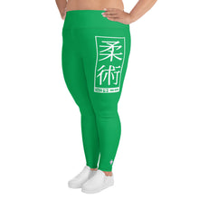Women's Plus Size Yoga Pants Workout Leggings For Jiu Jitsu 009 - Jade Exclusive Jiu-Jitsu Leggings Plus Size Tights Womens