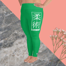 Women's Plus Size Yoga Pants Workout Leggings For Jiu Jitsu 009 - Jade Exclusive Jiu-Jitsu Leggings Plus Size Tights Womens