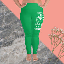 Women's Plus Size Yoga Pants Workout Leggings For Jiu Jitsu 009 - Jade Exclusive Jiu-Jitsu Leggings Plus Size Tights Womens
