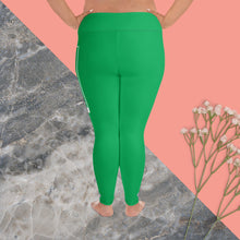 Women's Plus Size Yoga Pants Workout Leggings For Jiu Jitsu 009 - Jade Exclusive Jiu-Jitsu Leggings Plus Size Tights Womens