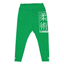 Women's Plus Size Yoga Pants Workout Leggings For Jiu Jitsu 009 - Jade Exclusive Jiu-Jitsu Leggings Plus Size Tights Womens