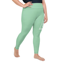 Women's Plus Size Yoga Pants Workout Leggings For Jiu Jitsu 010 - Vista Blue Exclusive Jiu-Jitsu Leggings Plus Size Tights Womens