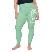 Women's Plus Size Yoga Pants Workout Leggings For Jiu Jitsu 010 - Vista Blue Exclusive Jiu-Jitsu Leggings Plus Size Tights Womens