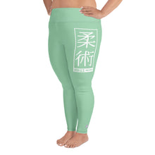 Women's Plus Size Yoga Pants Workout Leggings For Jiu Jitsu 010 - Vista Blue Exclusive Jiu-Jitsu Leggings Plus Size Tights Womens