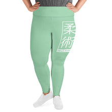 Women's Plus Size Yoga Pants Workout Leggings For Jiu Jitsu 010 - Vista Blue Exclusive Jiu-Jitsu Leggings Plus Size Tights Womens