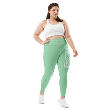 Women's Plus Size Yoga Pants Workout Leggings For Jiu Jitsu 010 - Vista Blue Exclusive Jiu-Jitsu Leggings Plus Size Tights Womens
