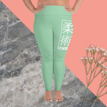 Women's Plus Size Yoga Pants Workout Leggings For Jiu Jitsu 010 - Vista Blue Exclusive Jiu-Jitsu Leggings Plus Size Tights Womens