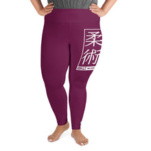 Women's Plus Size Yoga Pants Workout Leggings For Jiu Jitsu 013 - Tyrian Purple Exclusive Jiu-Jitsu Leggings Plus Size Tights Womens