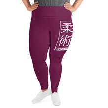 Women's Plus Size Yoga Pants Workout Leggings For Jiu Jitsu 013 - Tyrian Purple Exclusive Jiu-Jitsu Leggings Plus Size Tights Womens