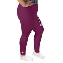 Women's Plus Size Yoga Pants Workout Leggings For Jiu Jitsu 013 - Tyrian Purple Exclusive Jiu-Jitsu Leggings Plus Size Tights Womens