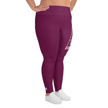 Women's Plus Size Yoga Pants Workout Leggings For Jiu Jitsu 013 - Tyrian Purple Exclusive Jiu-Jitsu Leggings Plus Size Tights Womens